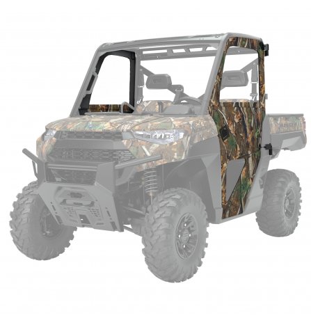 Polaris Zip Window Door - Front - Canvas - Camo Item # 2882903 